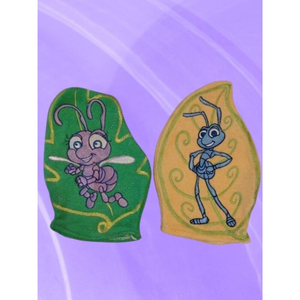 2 Kids Terry Cloth Bath Mittens Antz Movie Characters